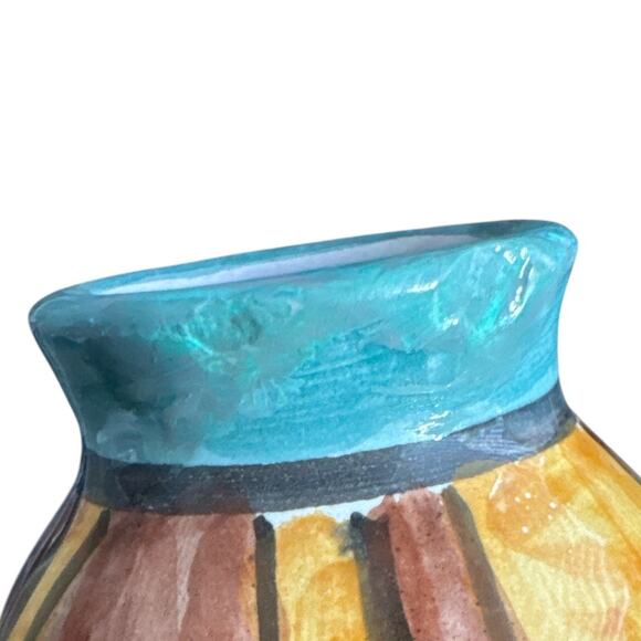 Hand Made Colorful Italian Lady Candle Holder Signed Numbered - Picture 10 of 10